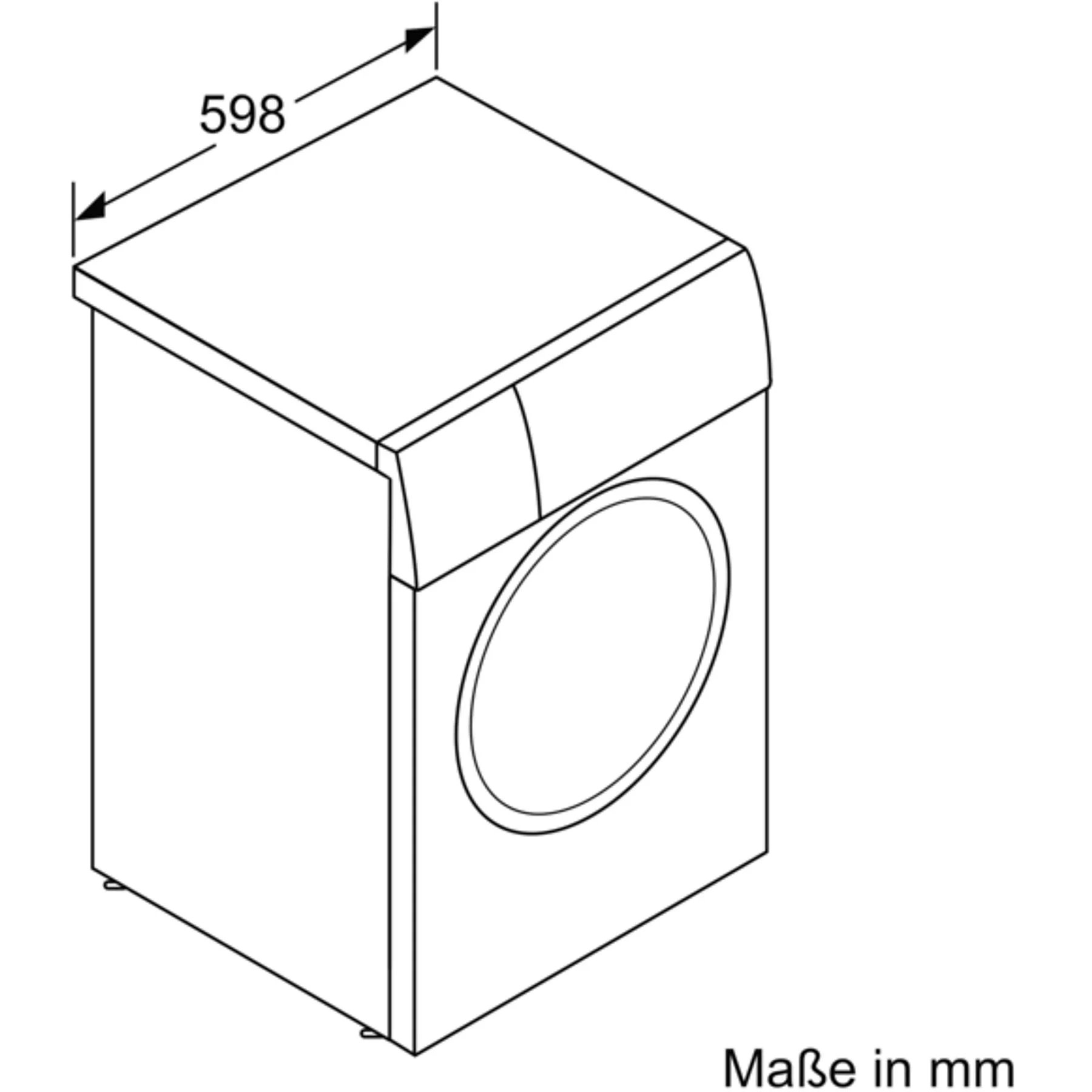 BOSCH WAN282ECO5 Serie 4 wasmachine (8 kg, 1400 tpm, A) – Bild 8