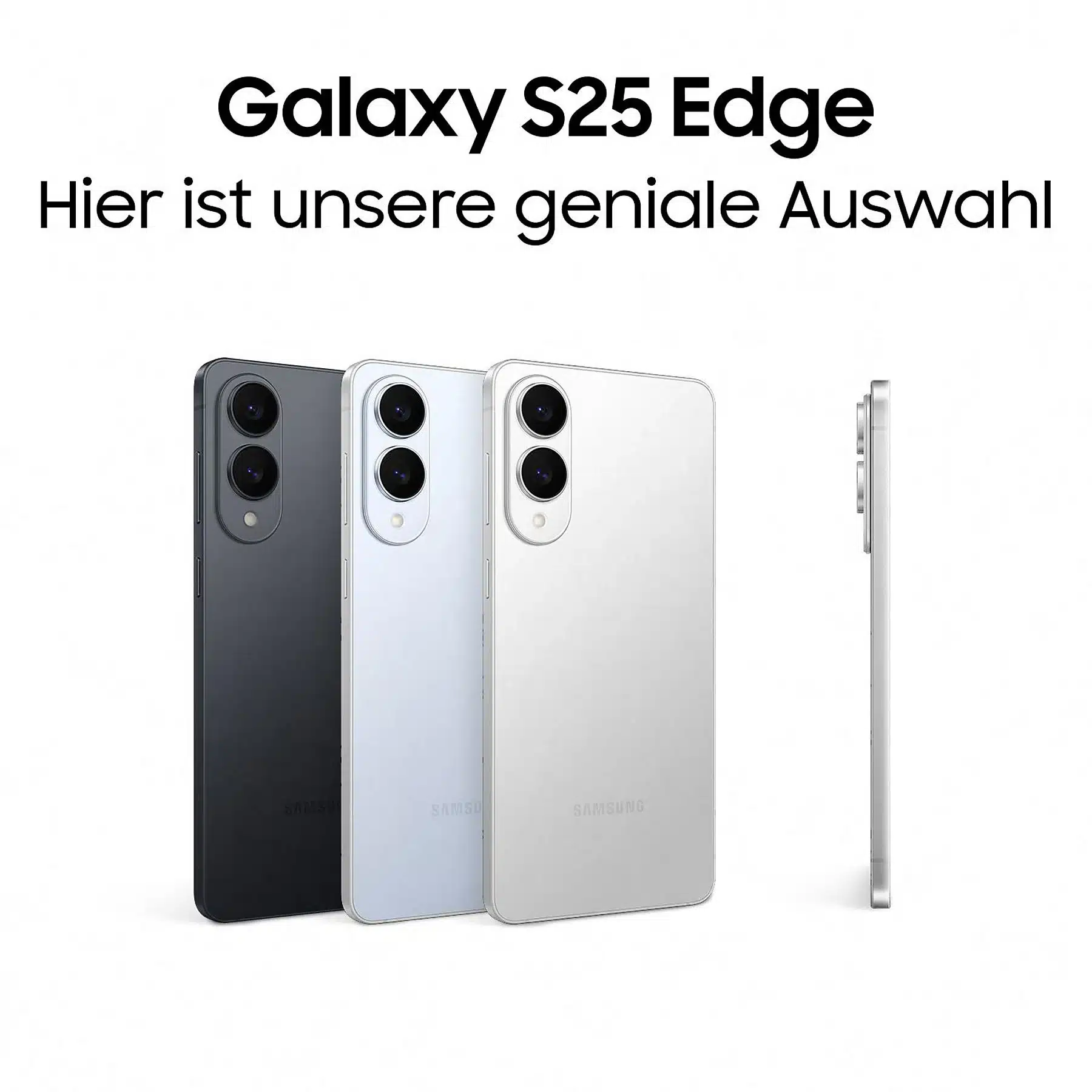 SAMSUNG Galaxy S25 Edge 256GB Titanium Jetblack Dual SIM – Bild 3