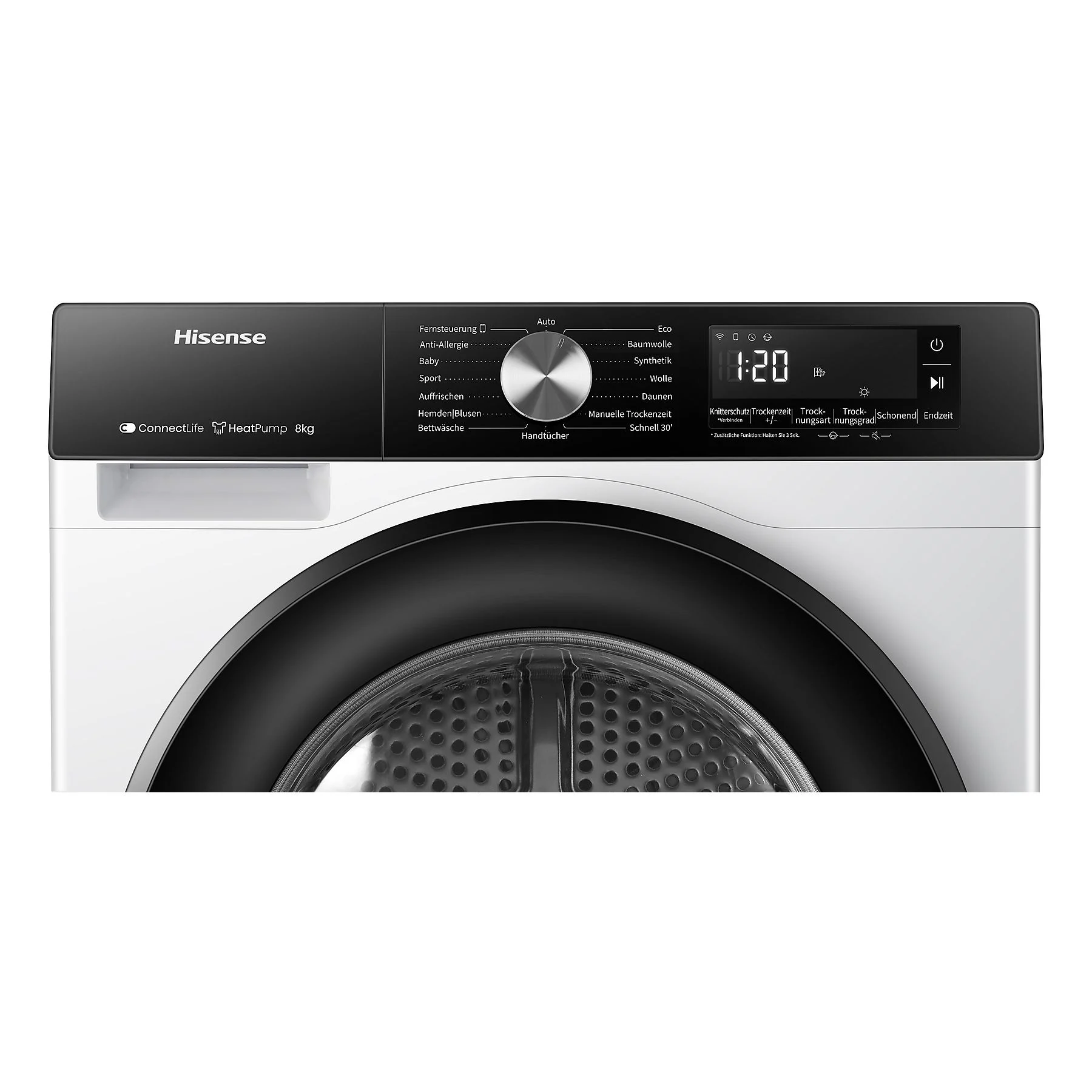 HISENSE DH3S802BW3 warmtepompdroger (8 kg, wit) – Bild 3